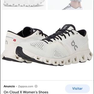 Womens on cloud x running shoes